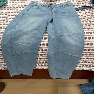 BCBGeneration Light Blue Wide Leg Jeans